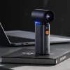 Jisulife Kézi Ventilátor Ultra1 FA55 Hordozható USB Ventilátor - Sötétszürke thumbnail