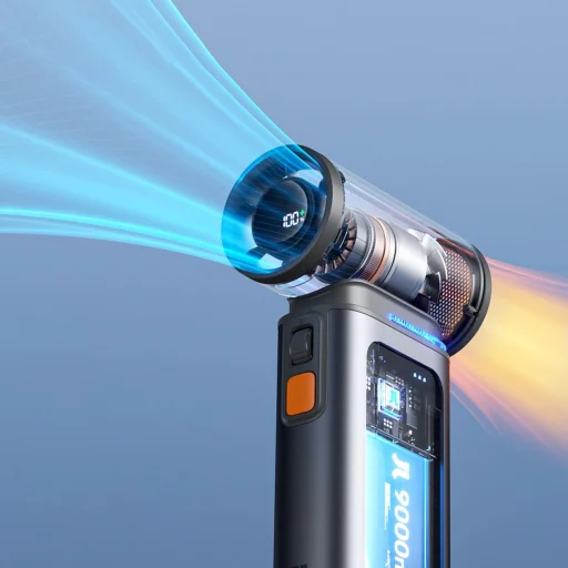 Jisulife Kézi Ventilátor Ultra1 FA55 Hordozható USB Ventilátor - Sötétszürke - 13