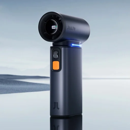 Jisulife Kézi Ventilátor Ultra1 FA55 Hordozható USB Ventilátor - Sötétszürke - 21