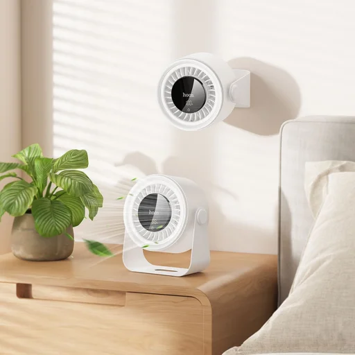 HOCO asztali ventilátor HX66 fehér - 7