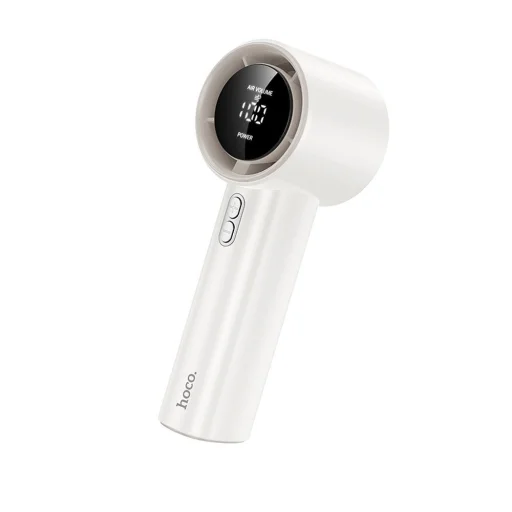 HOCO nagy sebességű kézi ventilátor HX64 fehér - 1