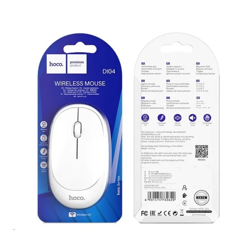 Vezeték nélküli egér Hoco 2,4G DI04 fehér - 8