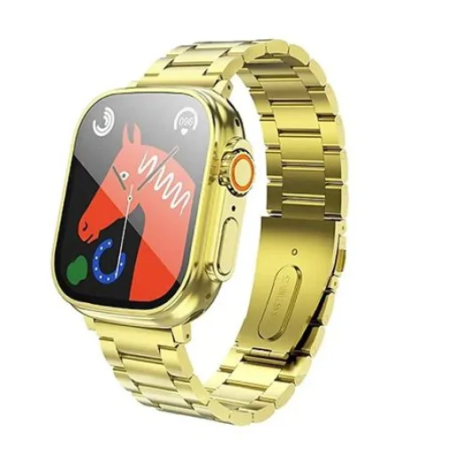 HOCO Y12 Ultra okos sportóra (hívás verzió) világos arany - 5