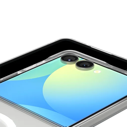  Galaxy Z Flip 7 Kristálytiszta/fehér Spigen Airskin Mag Magsafe tok - 9