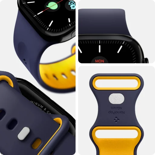 Spigen Nano Pop Apple Watch 6 / 7 / 8 / 9 / 10 / 11 / Se / Ultra 1 / 2 (44 / 45 / 46 / 49 Mm) Áfonya Haditengerészeti Kék - 8