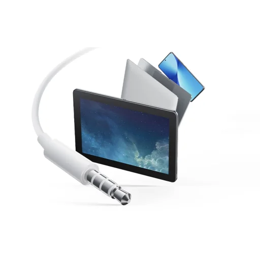 Encok HZ19 vezetékes fülhallgató Holdfehér - 12