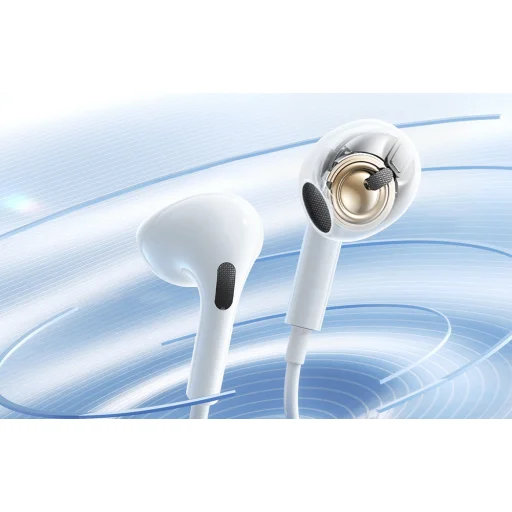 Encok HZ19 vezetékes fülhallgató Holdfehér - 8