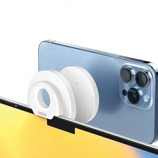 SODI BM-300 Induktív Tartó MacBookhoz - Fehér - 2