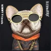 Nimmy Glasses Cool Dog iPhone 16 Pro Max tok - Fekete thumbnail