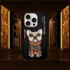 Nimmy Glasses Cool Dog iPhone 16 Pro Max tok - Fekete thumbnail