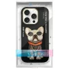 Nimmy Glasses Cool Dog iPhone 16 Pro Max tok - Fekete thumbnail
