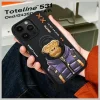 Nimmy Cool&amp;Cute 2.0 Monkey tok iPhone 15 Pro - Fekete thumbnail