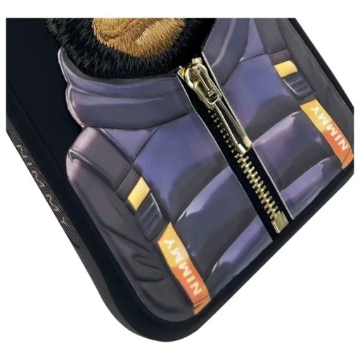 Nimmy Cool&amp;Cute 2.0 Monkey tok iPhone 15 Pro - Fekete - 5