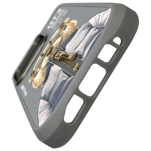 Nimmy Cool&amp;Cute 2.0 Bear tok iPhone 16 Pro Max-hoz - Szürke - 6