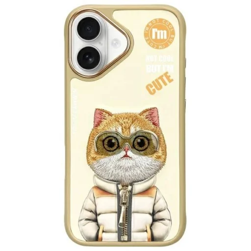 Nimmy Cool&amp;Cute 2.0 Macska Tok iPhone 16 - Zöld tok - 1