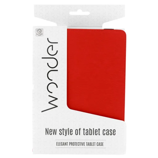 Wonder bőr tablet tok 11 hüvelykes piros - 11