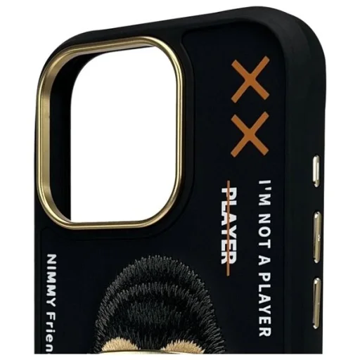 Nimmy Cool&amp;Cute 2.0 Majom tok iPhone 16 Pro Max - Fekete - 3