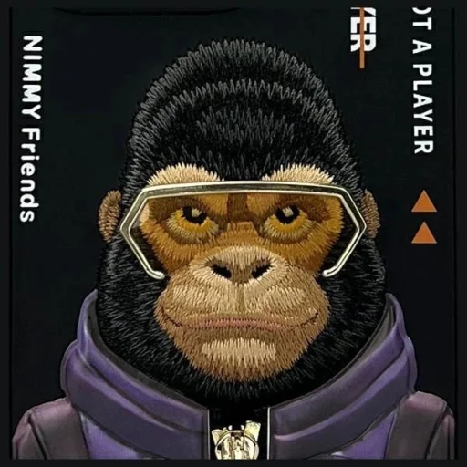 Nimmy Cool&amp;Cute 2.0 Monkey tok iPhone 16 Pro - Fekete - 7