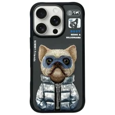Nimmy Cool&amp;Cute 2.0 Kutyás tok iPhone 16 Pro - Fekete