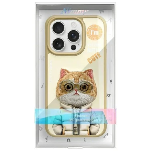 Nimmy Cool&Cute 2.0 Cat tok iPhone 15 Pro - Zöld - 12