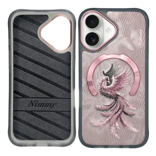 Nimmy Mágneses Fantasy Állat MagSafe iPhone 16 Tok - Rózsaarany tok - 7