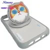 Nimmy Glasses Cool Cat MagSafe tok iPhone 16 - Szürke, thumbnail