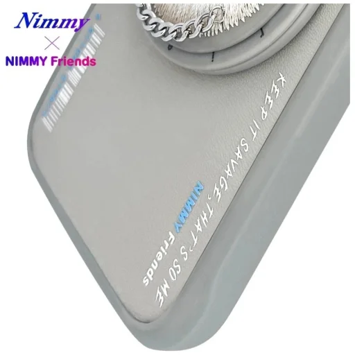 Nimmy Glasses Cool Cat MagSafe tok iPhone 16 - Szürke, - 11