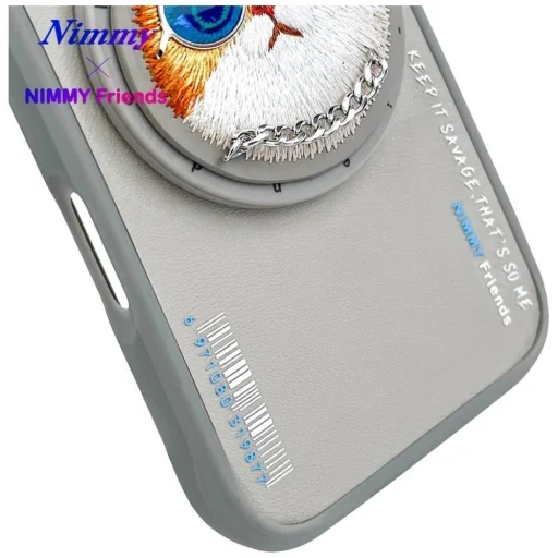 Nimmy Glasses Cool Cat MagSafe tok iPhone 16 - Szürke, - 12