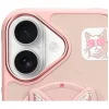 Nimmy Glasses Cool Cat MagSafe tok iPhone 16 - Rózsaszín tok thumbnail
