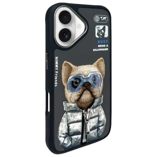 Nimmy Cool&amp;Cute 2.0 Dog tok iPhone 16 - Fekete - 2