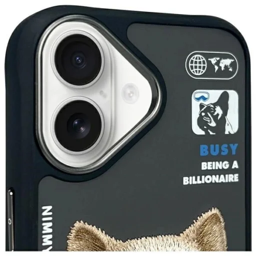 Nimmy Cool&amp;Cute 2.0 Dog tok iPhone 16 - Fekete - 3