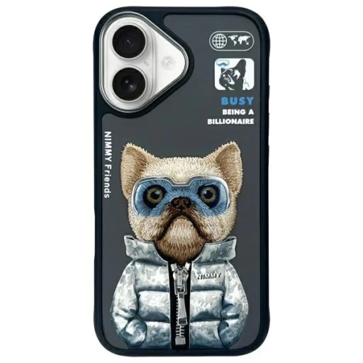 Nimmy Cool&amp;Cute 2.0 Dog tok iPhone 16 - Fekete - 1