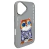 Nimmy Glasses Cool Cat iPhone 16 tok - Szürke thumbnail