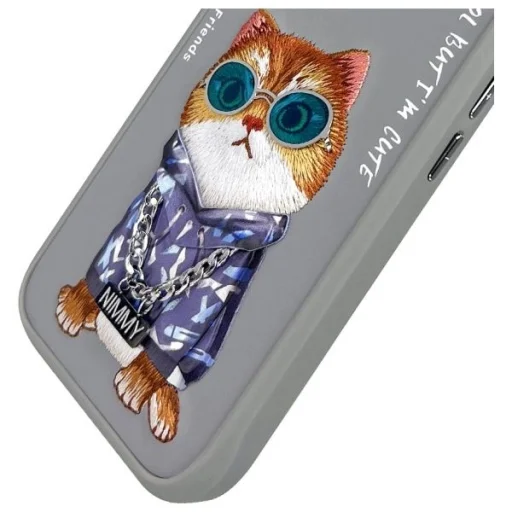 Nimmy Glasses Cool Cat iPhone 16 tok - Szürke - 7