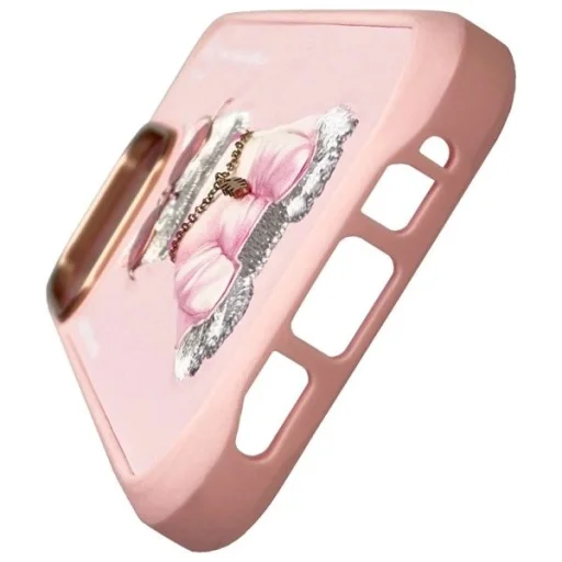 Nimmy Glasses Cool Cat tok iPhone 16 Pro-hoz - Rózsaszín tok - 6