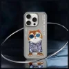 Nimmy Szemüveges Cool Cat tok iPhone 16 Pro Max - Szürke thumbnail