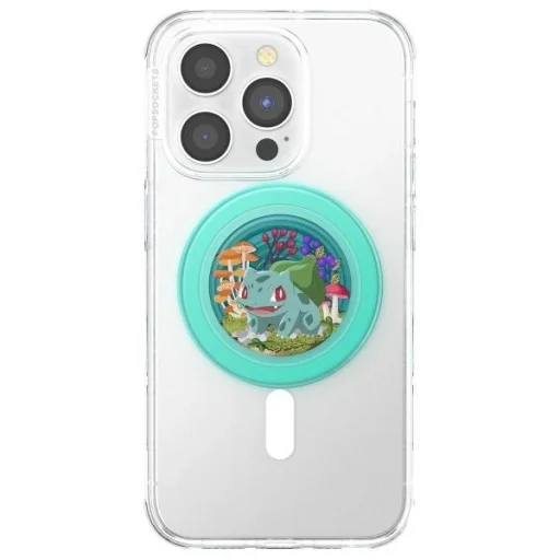 Popsockets 2 Bulbasaur Grip és Telefonállvány MagSafe-val - 3