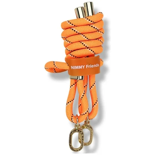 Nimmy Cool&amp;Cute 2.0 keresztpánt + csuklópánt szett - narancs és fekete - 5