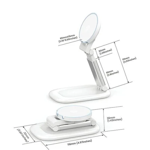 SODI BM310 indukciós állvány MagSafe-kel - fehér - 6