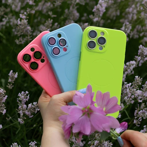 Ultra Trendy Élénk Vékony Mágneses tok iPhone 15 Pro 6,1"-hez rózsaszín tok - 7