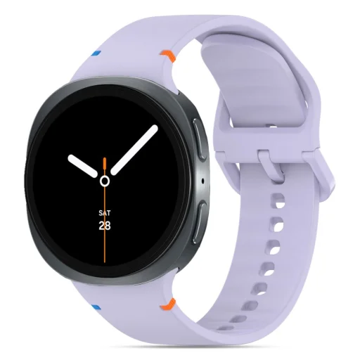 Tech-protect Silicone Samsung Galaxy Watch 8 / Classic (40 / 44 / 46 mm) Elegáns lila - 1