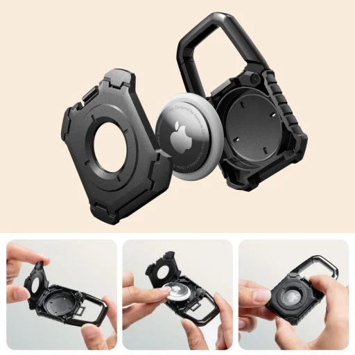 Tech-protect Kevlar Apple Airtag 1/2 Fekete - 6