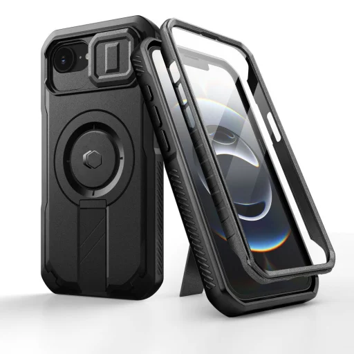 Tech-protect Kevlar Magsafe iPhone 16e Fekete tok - 2