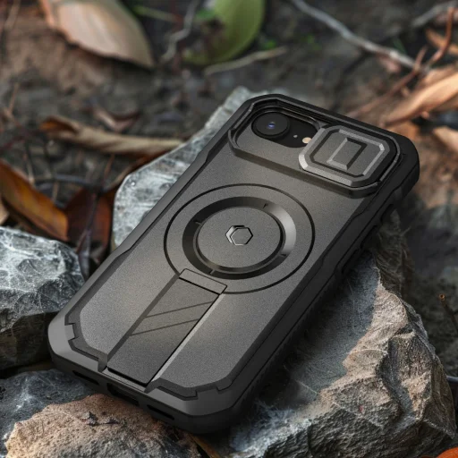 Tech-protect Kevlar Magsafe iPhone 16e Fekete tok - 7