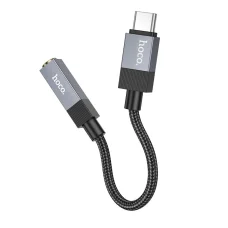 Adapter AUX USB C (férfi) - Jack 3,5 mm (női) Hoco UPA32C fekete