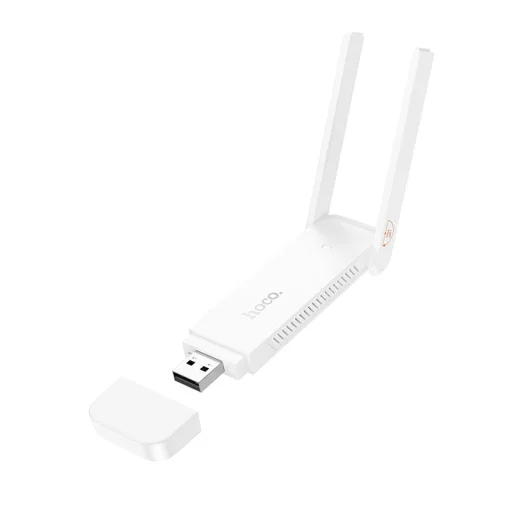 Hordozható vezeték nélküli router USB A Hoco WiFi HI40 fehér - 1