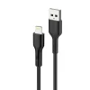 FONENG kábel X36 Lightning 2.4A 1M Fekete thumbnail