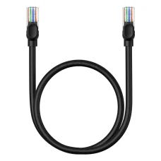 Baseus High Speed ​​Cat 5 RJ-45 Ethernet kábel 1000Mb/s 0.5m kerek - fekete