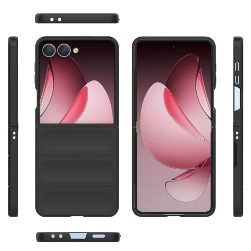  Samsung Galaxy Z Flip7 Fekete Techsuit Varázspajzs tok - 2