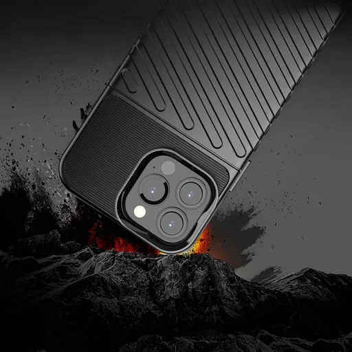  iPhone 13 Pro Max kék Thunder Case rugalmas és masszív tok - 13